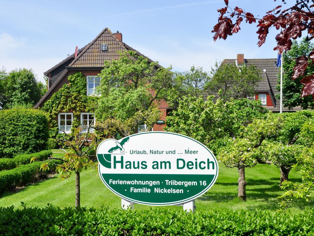 Ferienwohnung Haus am Deich Utersum Exterior foto